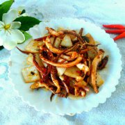 干煸魷魚須的做法