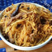 干煸土豆里脊絲的做法