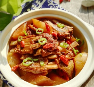 羊排燜蘿卜的家常做法