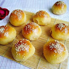 全麥小面包（豆沙餡）的做法