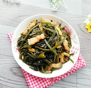 回鍋肉海帶絲的家常做法