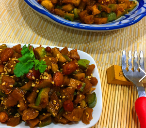 花生米拌蘿卜干的家常做法