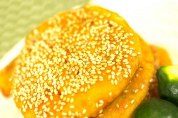 芝麻紅薯餅的家常做法