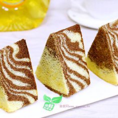 斑馬紋戚風(fēng)蛋糕的做法