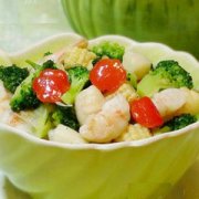 【西蘭花炒蝦仁】西蘭花炒蝦仁的