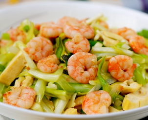 韭黃炒蝦仁的家常做法