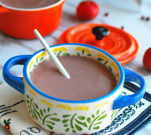 紅豆山楂米糊的家常做法