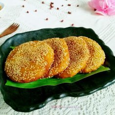 炸南瓜黍子餅的做法