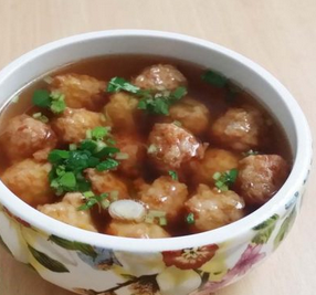 酸湯南瓜丸子的家常做法