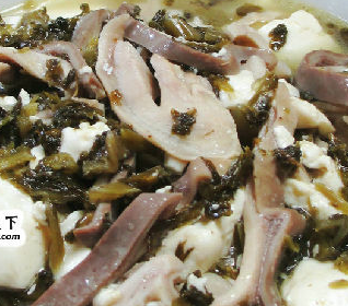 雪菜豬肚煮豆腐的家常做法