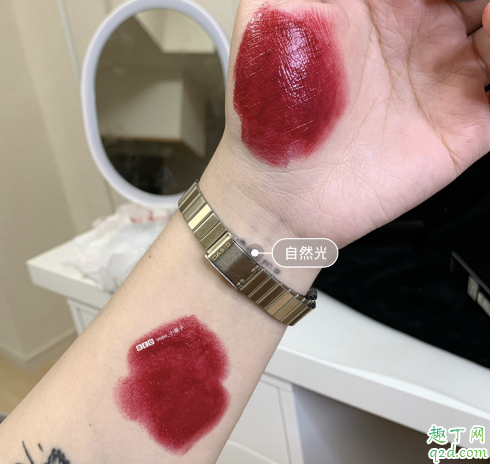 紀(jì)梵希2019圣誕限量27好看嗎 紀(jì)梵希27bold red口紅試色4