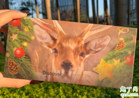 完美日記十二色圣誕小鹿眼影盤試色 完美日記眼影小鹿盤教程1