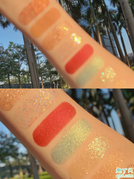 完美日記十二色圣誕小鹿眼影盤試色 完美日記眼影小鹿盤教程4