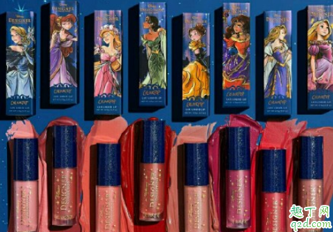 卡拉泡泡迪士尼公主聯(lián)名唇釉試色 colourpop迪士尼公主唇釉多少錢1