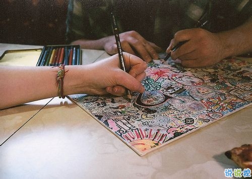 分手后失戀傷感難過的圖片說說 我就要飄起來了然后就離開10