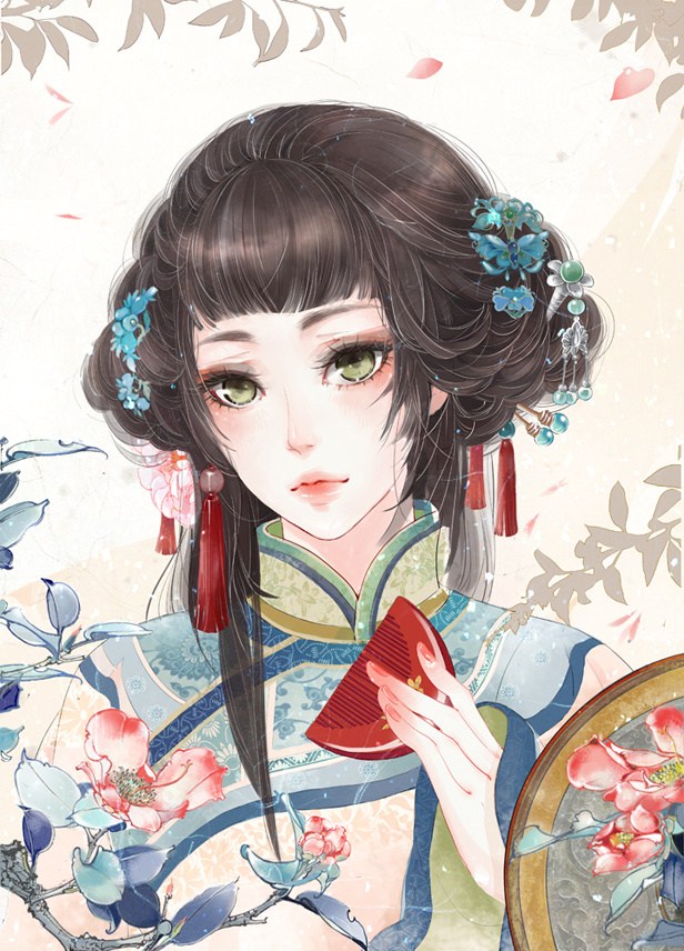 弱柳扶風(fēng)，超經(jīng)典的美女古風(fēng)圖片