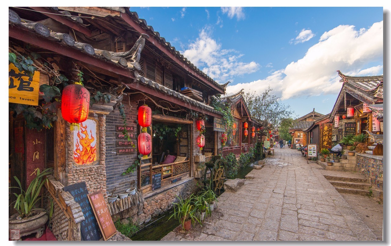 束河桃花塢，在茶馬古道浮生清閑陪父母慢慢變