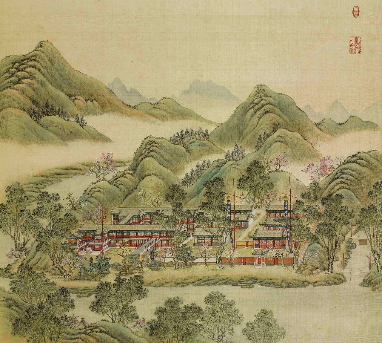 國畫：傾世絕美圓明園比你想像的更美《一》