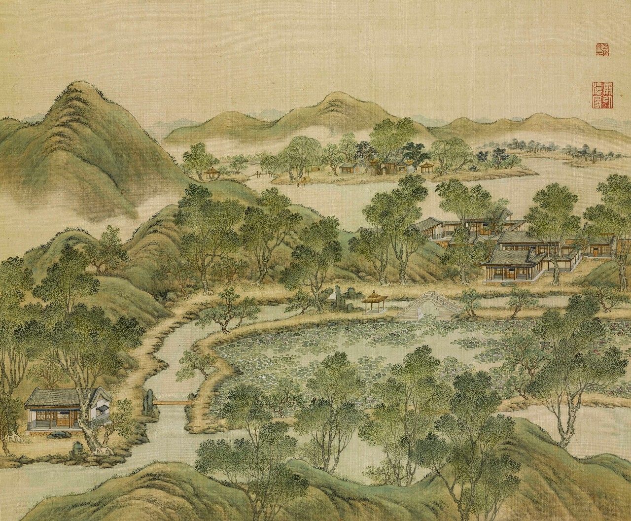 國畫：傾世絕美圓明園比你想像的更美《二》