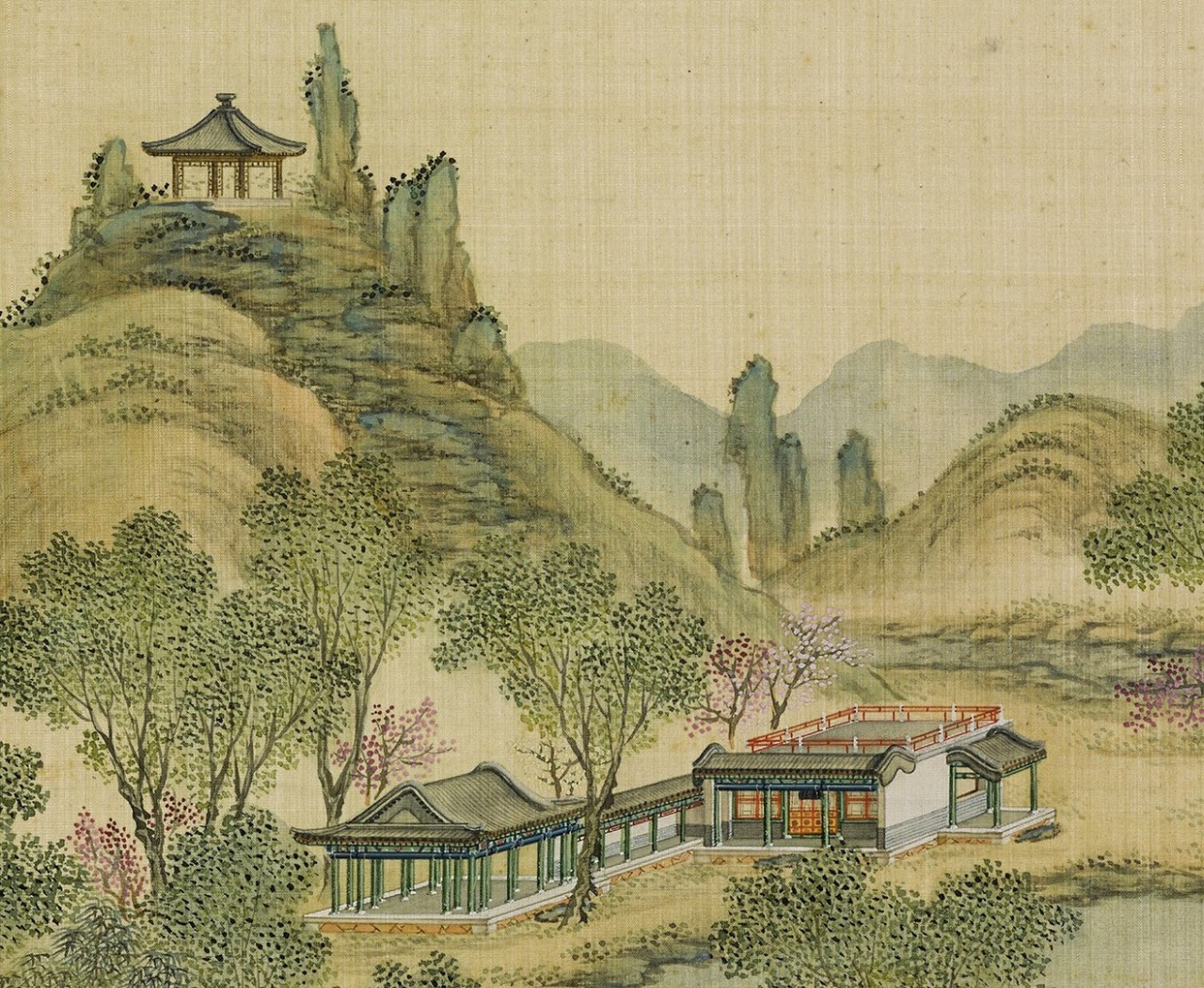 國畫：傾世絕美圓明園比你想像的更美《二》