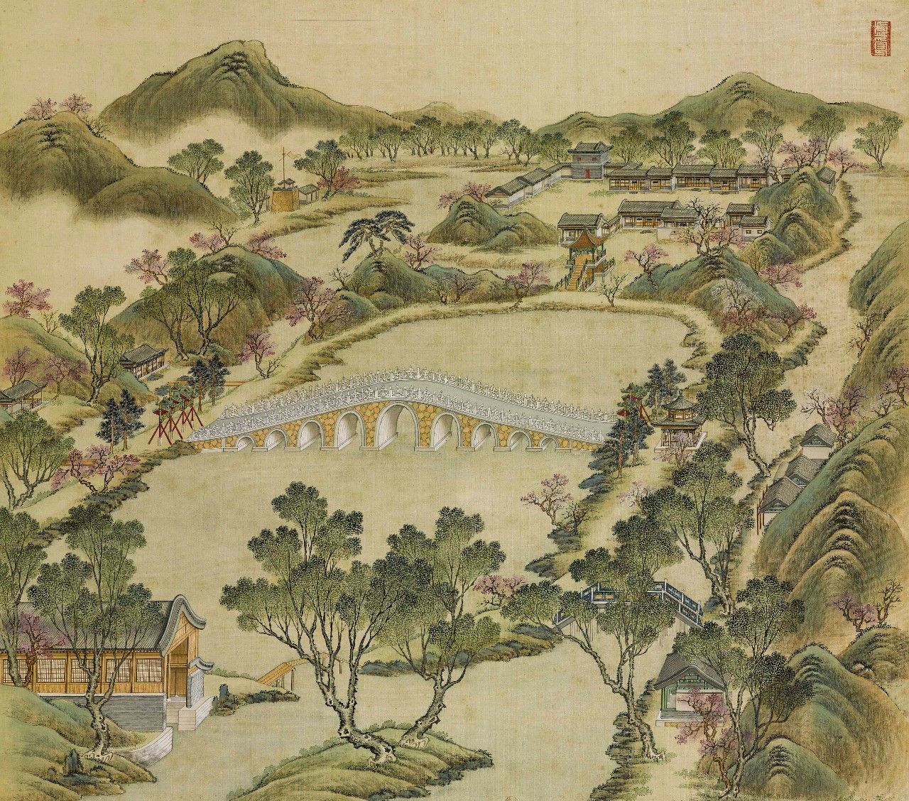 國畫：傾世絕美圓明園比你想像的更美《二》