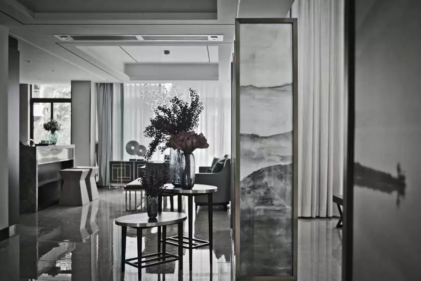 新中式玄關(guān)，推開門就讓人驚艷到心!