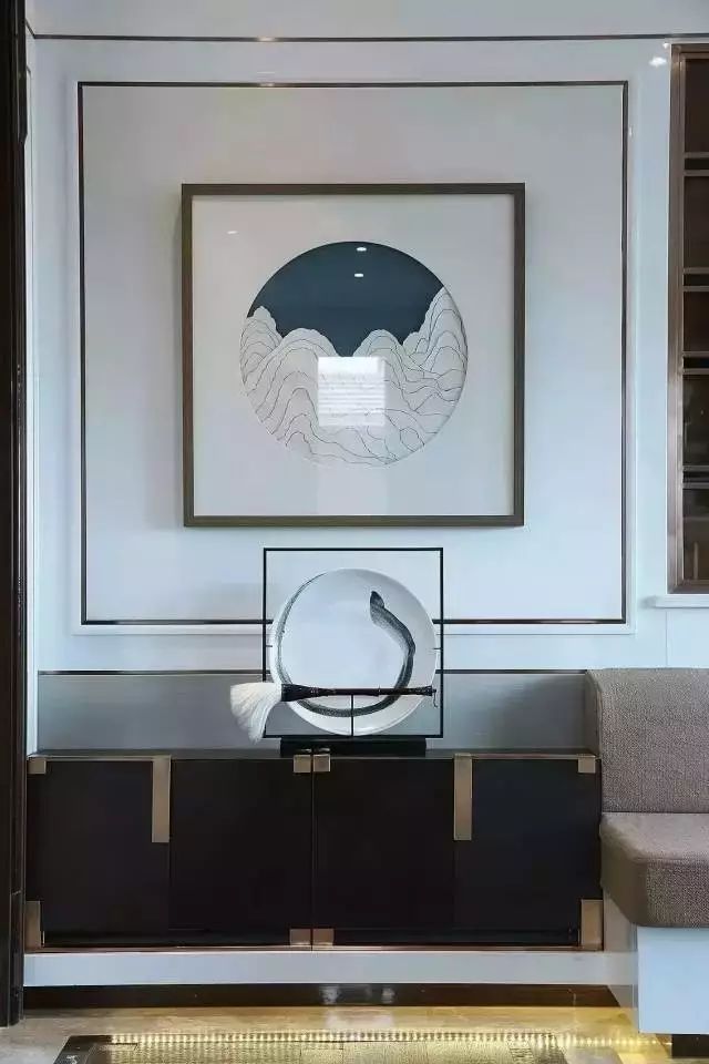 新中式玄關(guān)，推開門就讓人驚艷到心!