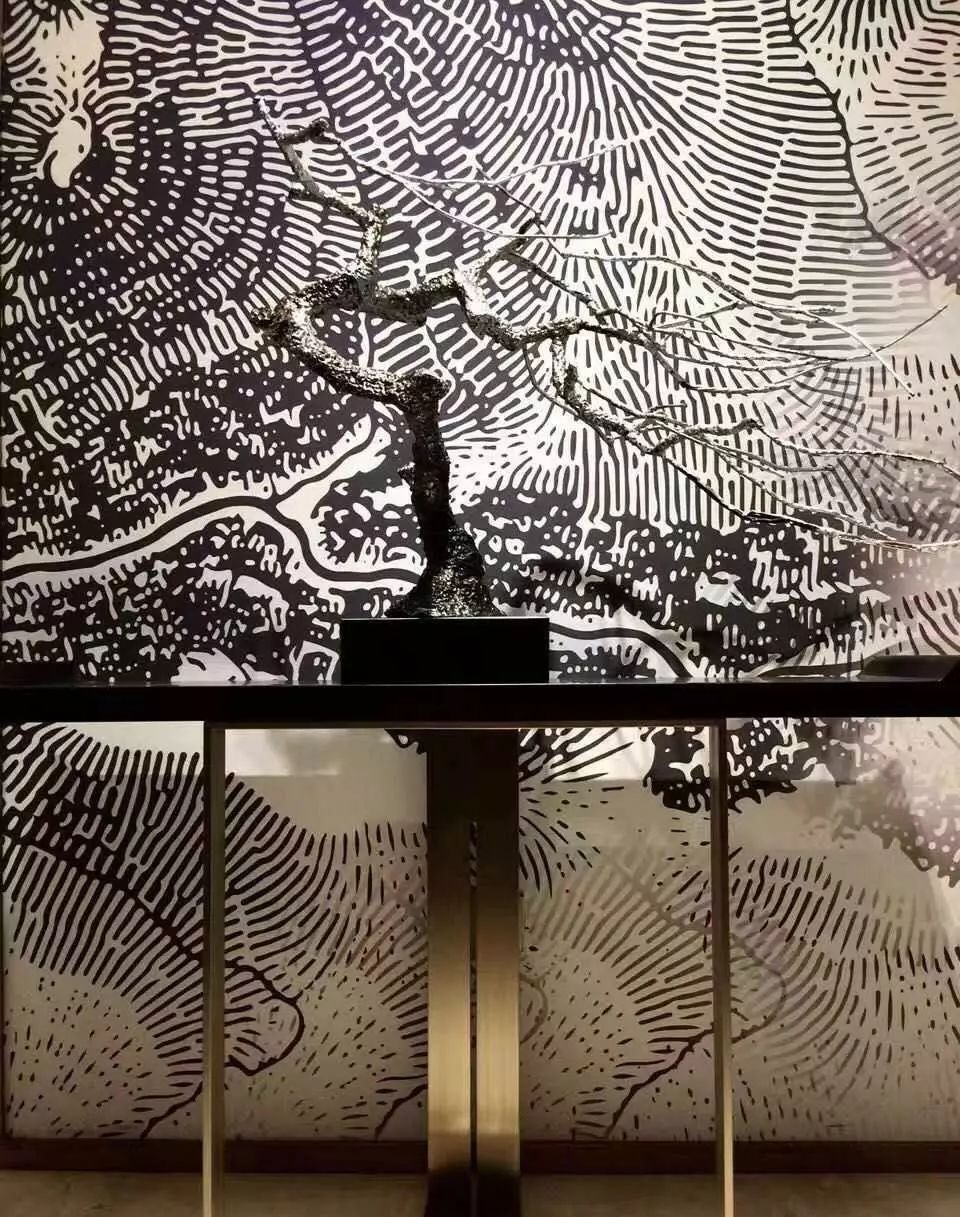 新中式玄關(guān)，推開門就讓人驚艷到心!