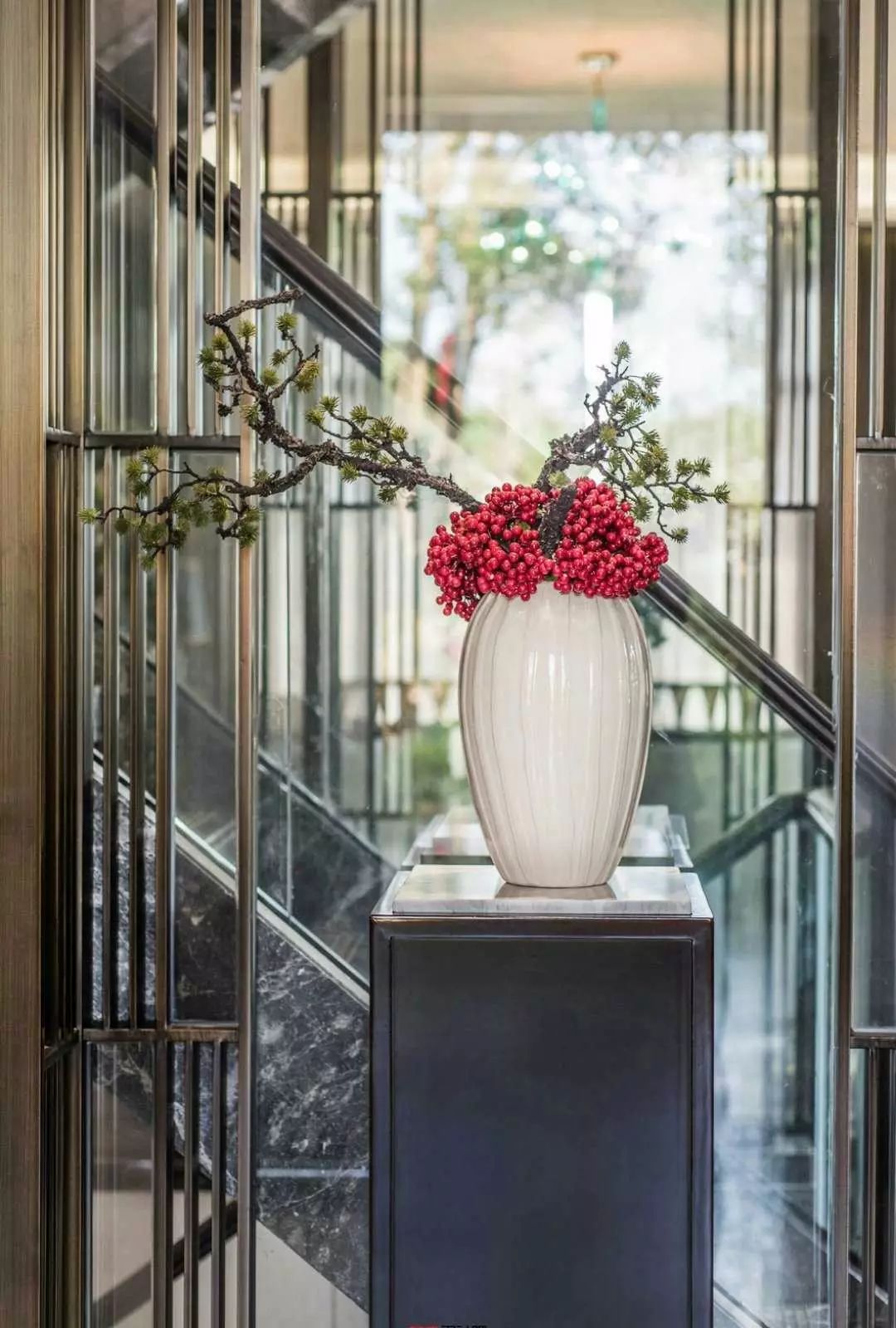 新中式玄關(guān)，推開(kāi)門(mén)就讓人驚艷到心!