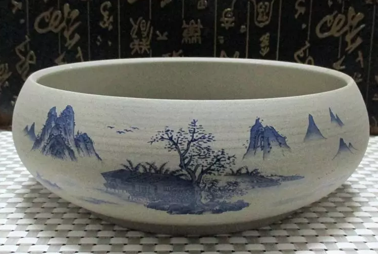 五款復古粗陶功夫茶具茶洗水盂