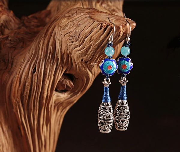 氣質(zhì)鏤空耳墜家佳樂(lè)文學(xué)復(fù)古風(fēng)耳環(huán)首飾