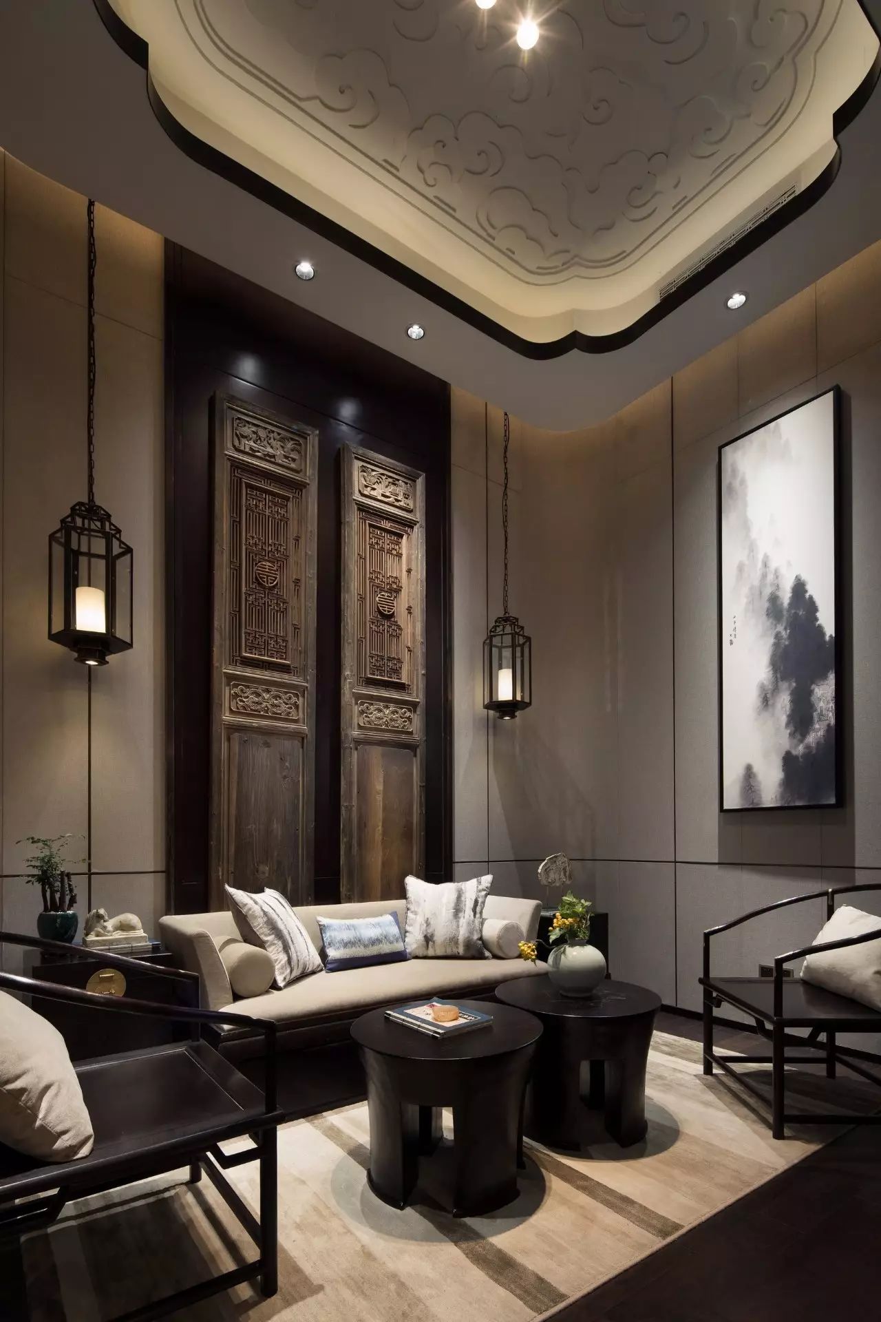 水墨中式，“游園驚夢”裝修設計