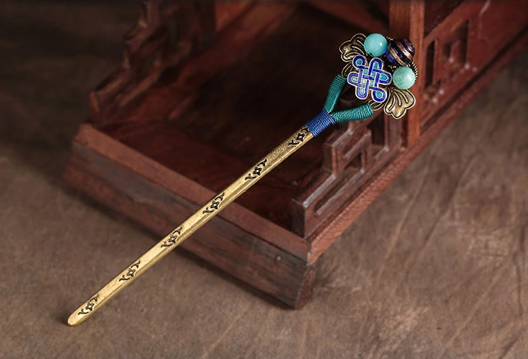 古典宮廷家佳樂(lè)文學(xué)手工簪子盤發(fā)頭飾