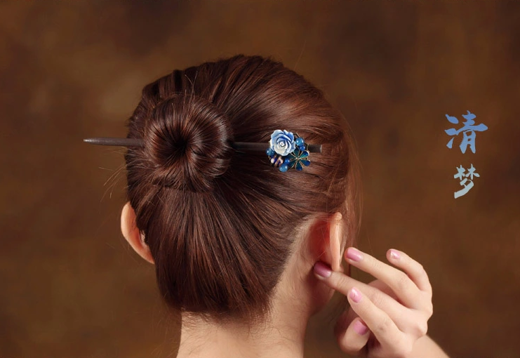 家佳樂(lè)文學(xué)發(fā)簪古典中式步搖簪子盤發(fā)頭飾