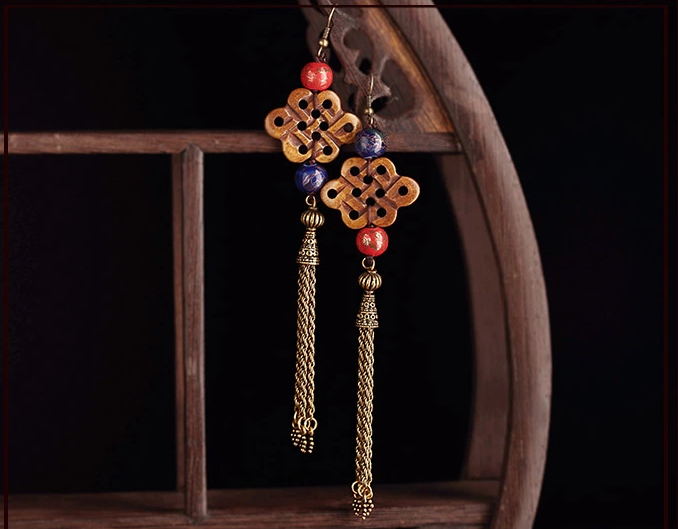 家佳樂文學(xué)古典氣質(zhì)耳環(huán)首飾