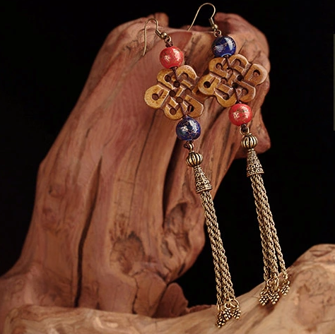 家佳樂文學(xué)古典氣質(zhì)耳環(huán)首飾