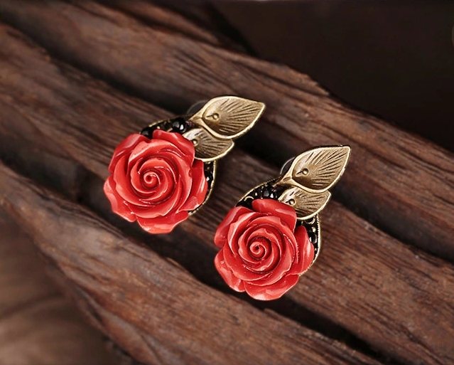 瑰覓家佳樂文學時尚耳釘首飾