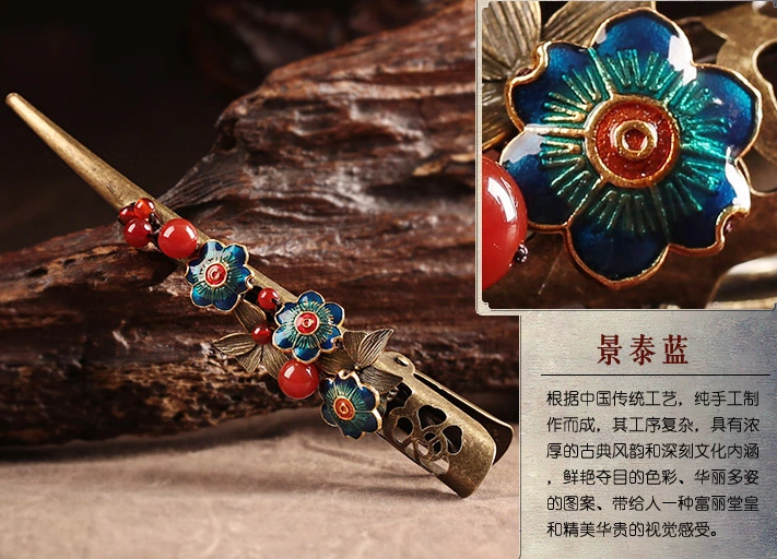 沁古沉香時(shí)尚大氣發(fā)夾頭飾