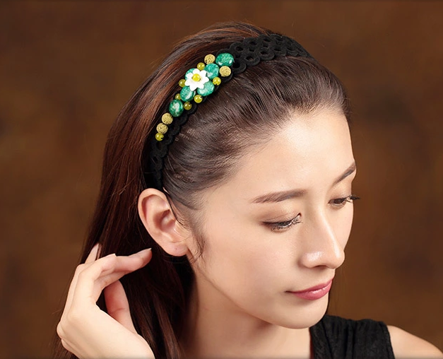 青檸悠悠花開時(shí)尚家佳樂文學(xué)發(fā)箍發(fā)卡頭飾