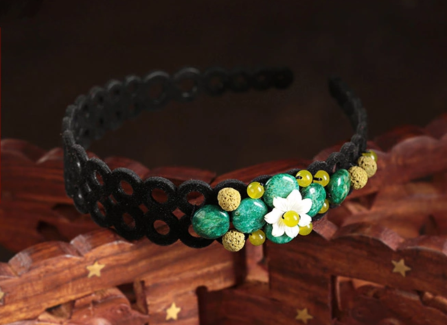 青檸悠悠花開時(shí)尚家佳樂文學(xué)發(fā)箍發(fā)卡頭飾