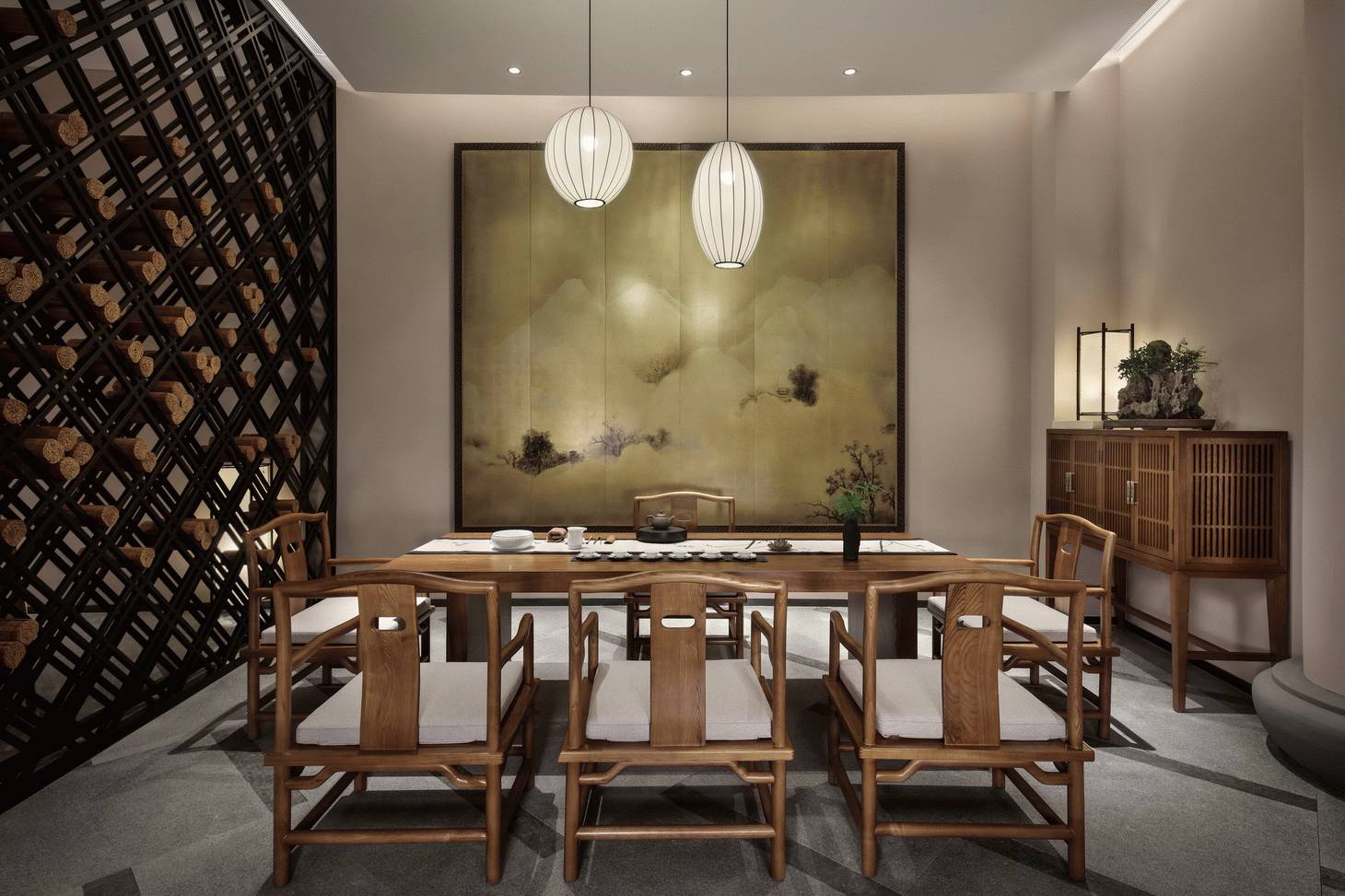 一茶一室，一中國