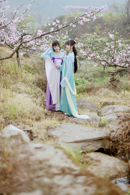 閨蜜古裝女子攝影