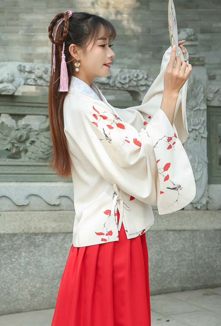 清新淡雅的家佳樂文學(xué)漢服古裝