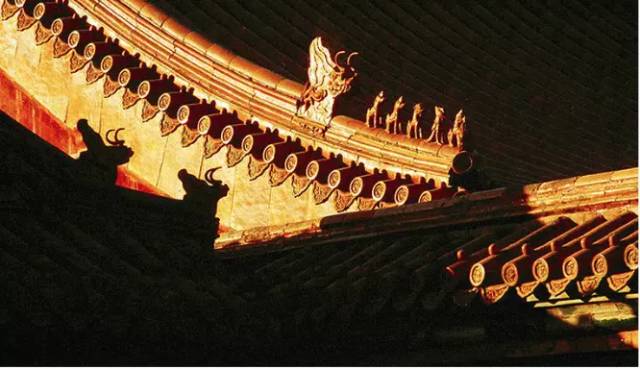 古建筑，一片瓦，遮風擋雨