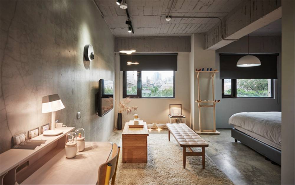 水泥毛坯房遇到中式禪意，最原生態(tài)的高級(jí)灰典