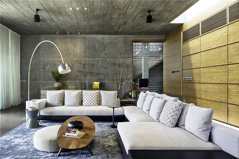 水泥毛坯房遇到中式禪意，最原生態(tài)的高級灰典