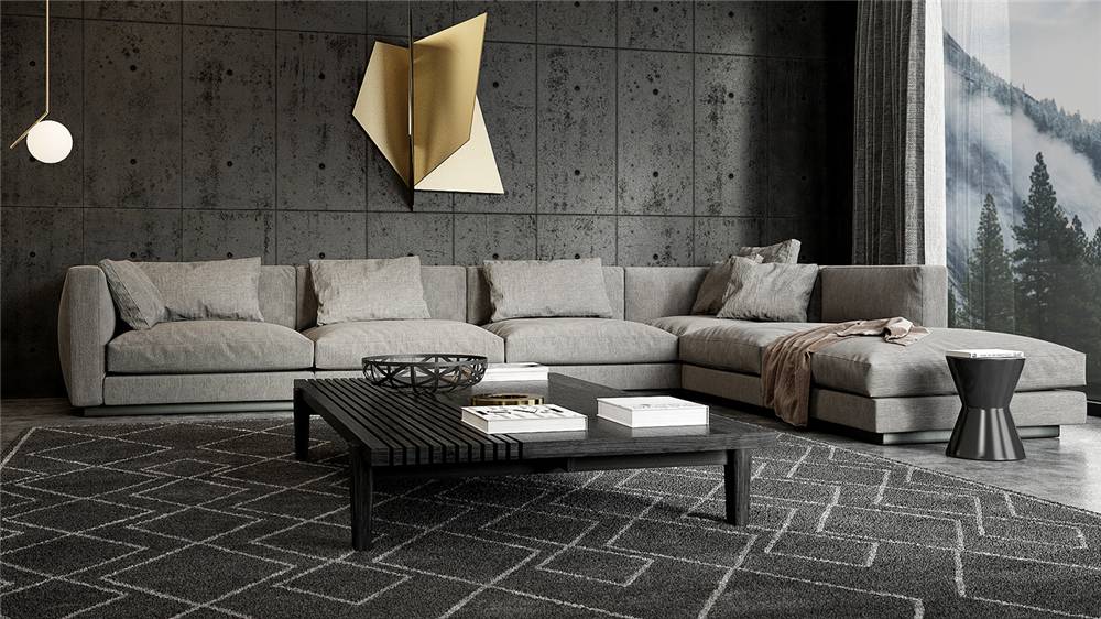 水泥毛坯房遇到中式禪意，最原生態(tài)的高級灰典