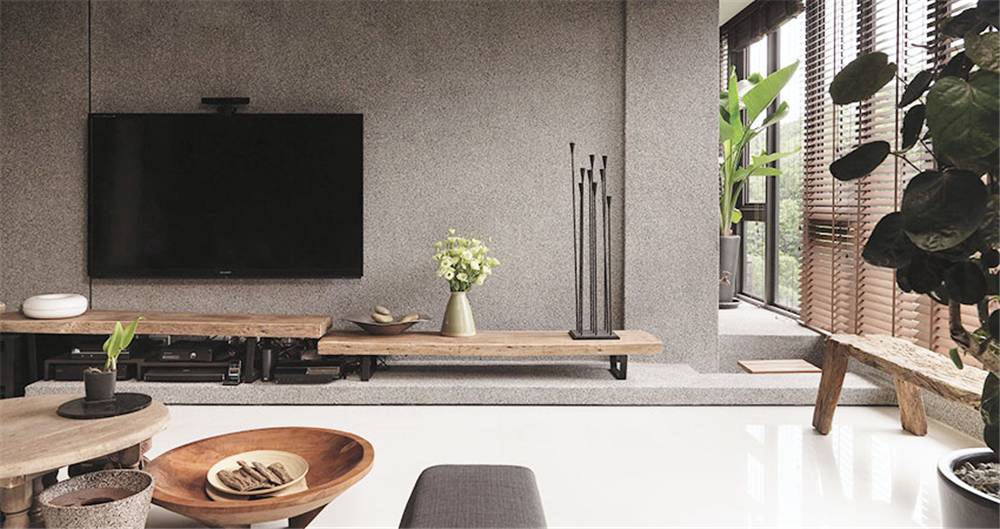 水泥毛坯房遇到中式禪意，最原生態(tài)的高級灰典