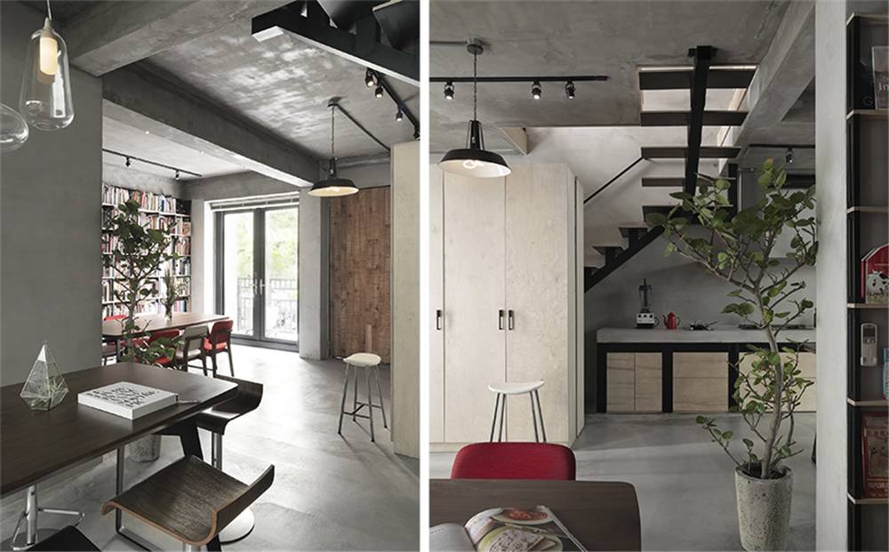 水泥毛坯房遇到中式禪意，最原生態(tài)的高級灰典