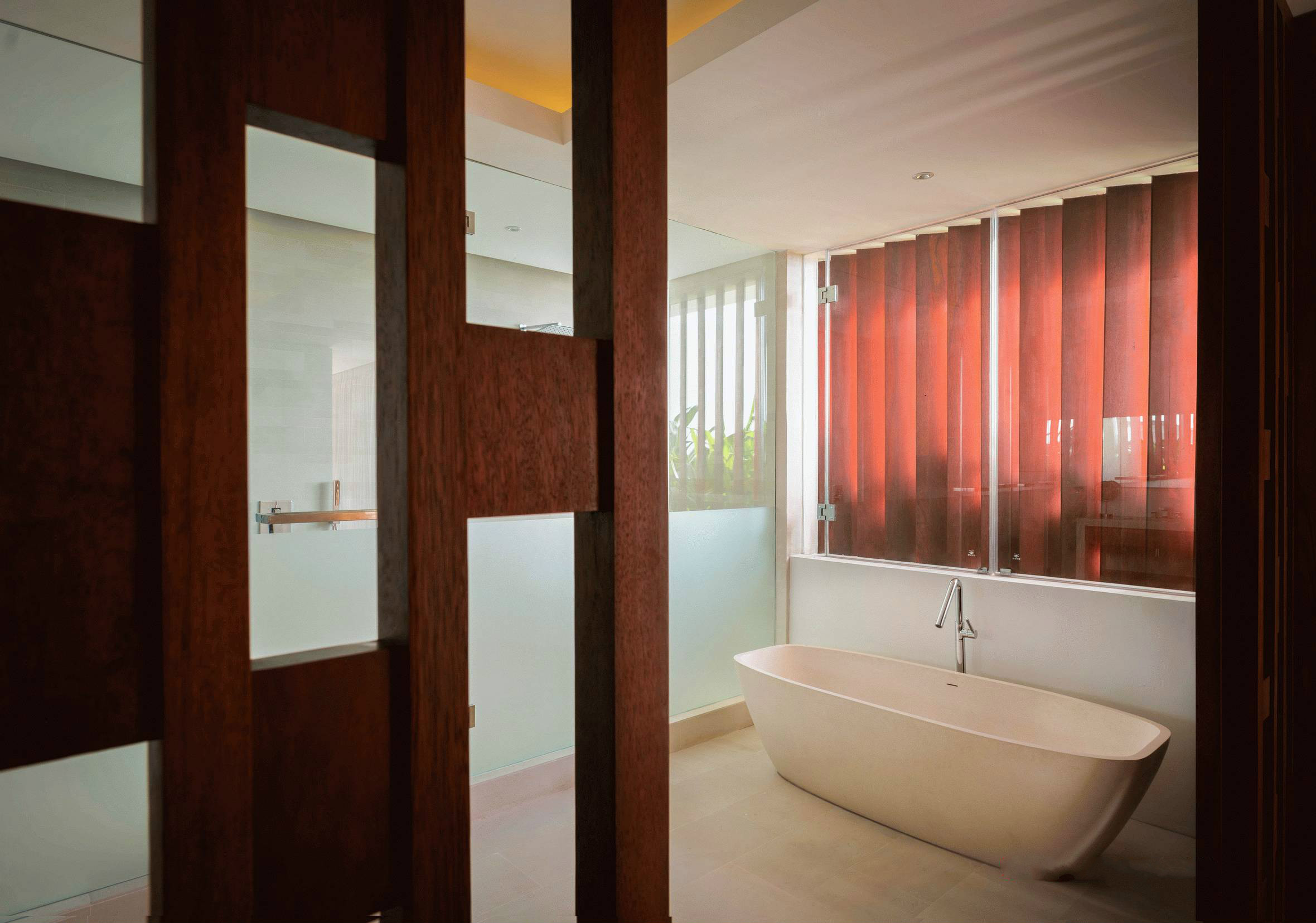 印度臨海別墅設(shè)計 新中式建筑中的木與石